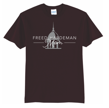 Picture of Maroon FHU Mom T-shirt - Port & Company