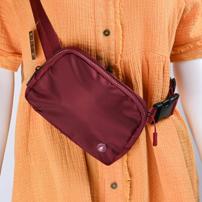 Picture of Belt Bag With Medallion- Maroon