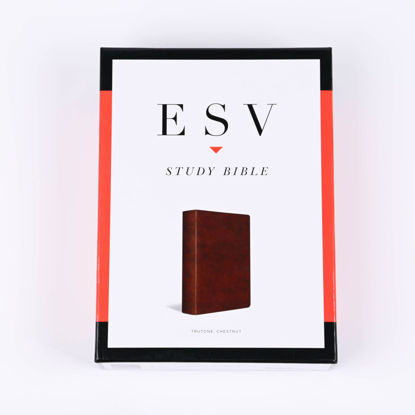 Picture of ESV-Study Bible - Trutone- Chestnut