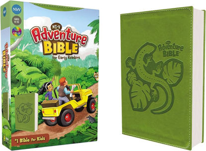 Picture of NirV Adventure Bible for Early Readers, Italian Duo-Tone, Jungle Green