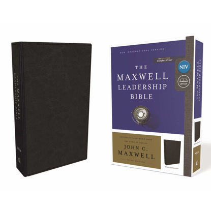 Picture of NIV, Maxwell Leadership Bible, 3rd Edition, Leathersoft, Black, Comfort Print