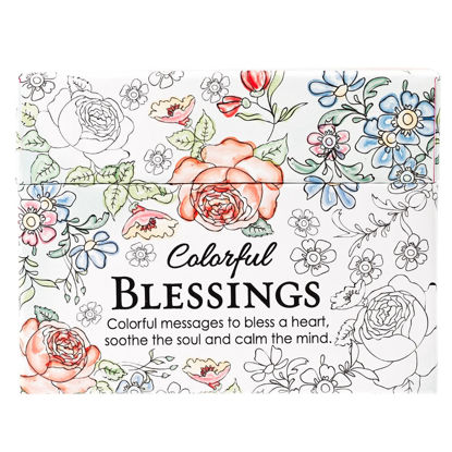 Picture of Colorful Blessing Coloring Cards