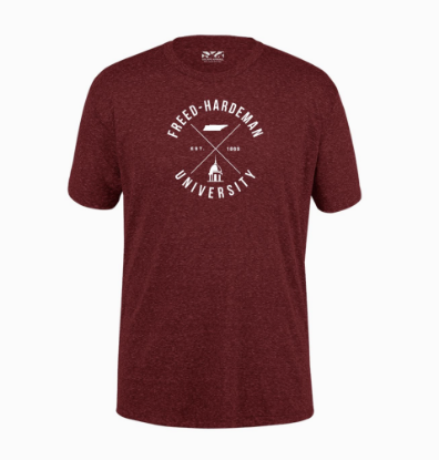 Picture of Maroon Micro Stripe UScape T-Shirt