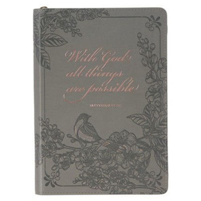 Picture of With God All Things Are Possible - Journal - Zipper