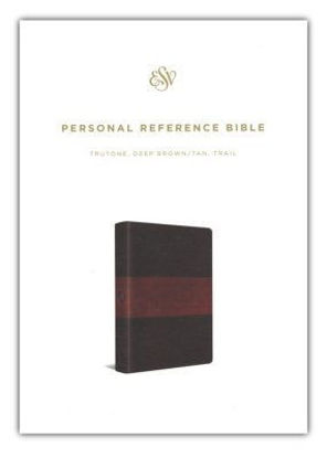 Picture of ESV Personal Reference Bible TruTone®, Deep Brown/Tan, Trail Design
