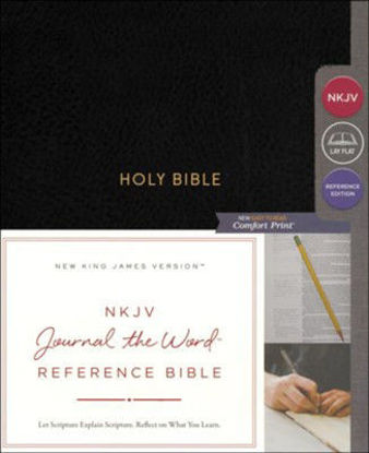 Picture of NKJV Single Column Journal the Word Reference Bible, Black