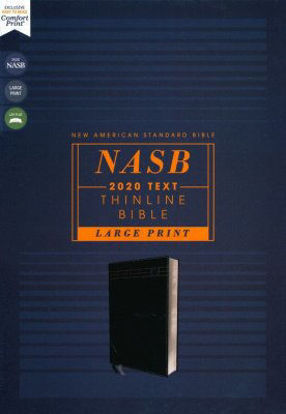 Picture of NASB 2020 Text Thinline Bible, Large Print, Leathersoft, black
