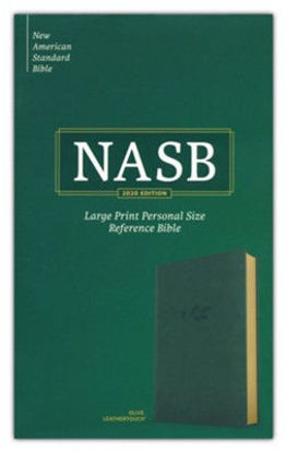 Picture of NASB Large Print Personal Size Reference Bible, Olive Leathertouch
